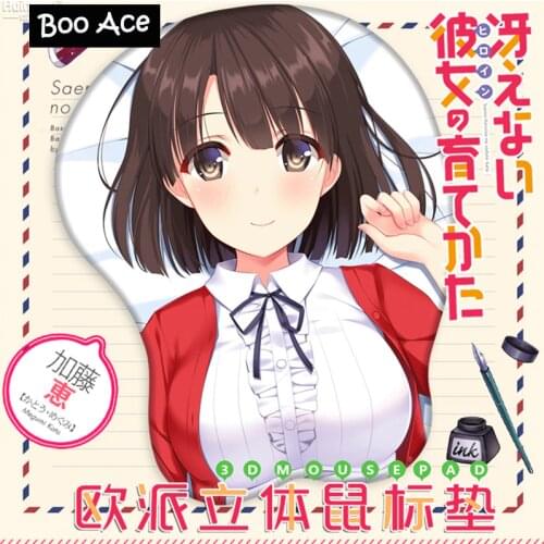 Katou Megumi - Saenai Heroine No Sodatekata Anime 3D Oppai Mouse Pad Wrist rest