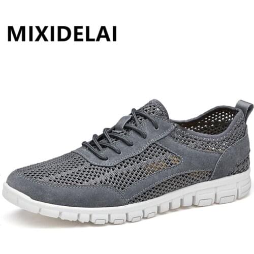 New Summer Men Sneakers Fashion Spring Men Casual Shoes Comfortable Mesh Mens Shoes Outdoor Lightweight Walking Shoes Big Size
