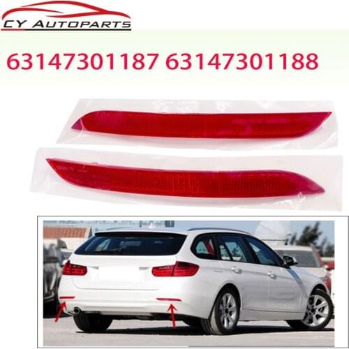 New Rear Bumper Brake Light Reflector Cover Fit For BMW F30 F31 F35 F34 F32 F33 F36 3 4 Series 63147301187 63147301188