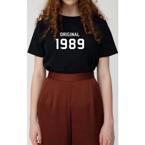 ORIGINAL 1989 Print Women tshirt Cotton Casual Funny t shirt For Lady Girl Top Tee Hipster Tumblr