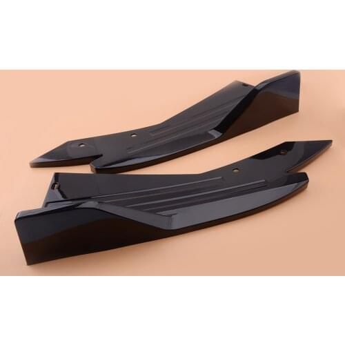 Pair Rear Bumper Corner Apron Spat Lip Wrap Splitter Diffuser Fit for Lexus IS250 IS350 IS300 IS200T 2014-2020