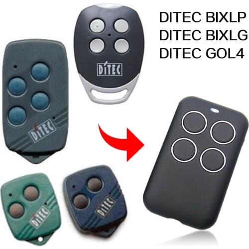 DITEC GOL4 BIXLP2 BIXLG remote control gate remote control DITEC garage door remote control 433MHz