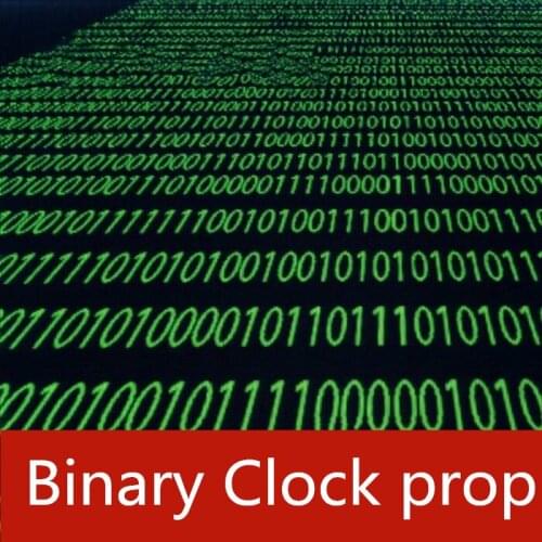 Secret room escape props binary clock clues suggest authority organ chamber of props