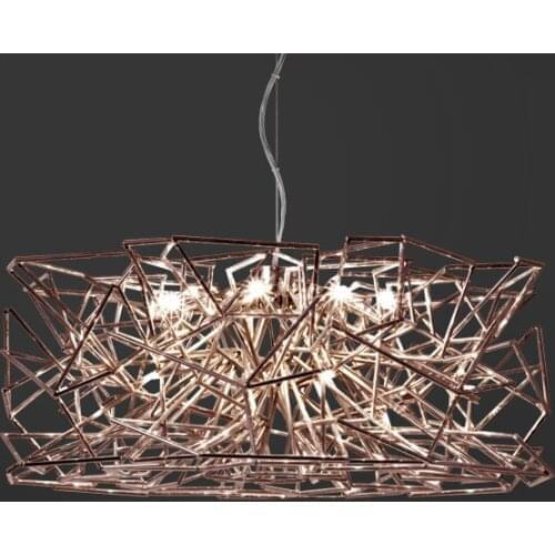 Nordic modern restaurant led chandeliers novelty luxury art bar decoration lighting minimalist living room bar hanging lights