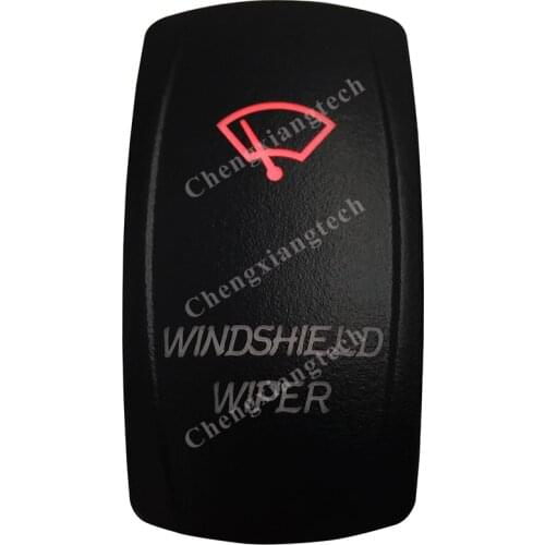 Windshield Wiper Car Boat Red Led Lasor 7 Pins 3 Way Rocker Toggle Switch On Off On 12v 24v Marine Grade Carling Arb Narva 4x4