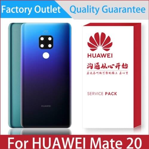Back Cover For Huawei Mate 20 Back Battery Cover Rear Housing Door Case Housing Panel With Camera Lens