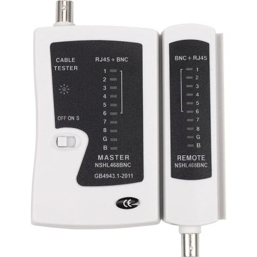 468BNC Multi-Functional Network LAN Cable Tester Test Tool Equipment