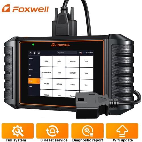 FOXWELL NT726 OBD2 Car Diagnostic Tool with Oil SAS EPB DPF TPMS Reset OBD ENG AT ABS SRS Code Reader Scanner Free Update