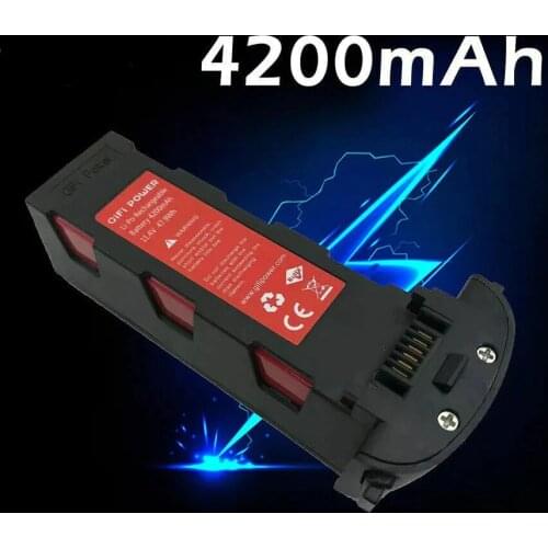 11.4V 4200mAh battery For Hubsan H117S Zino GPS RC Drone Quadcopter Spare Parts Intelligent Flight Battery For RC Camera Drone