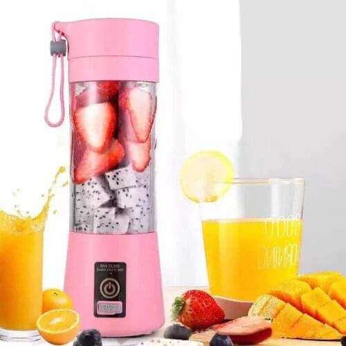 6 Blade Blender USB Mixer Electric Orange Juicer Machine Smoothie Blender Mini Food Lemon Squeezer Juice Press Extractor