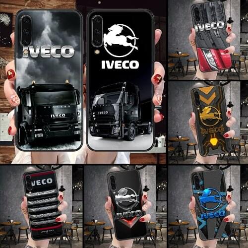 Truck Iveco Phone Case For Samsung Galaxy A 10 12 20E 21S 30 32 40 50 51 52 70 71 72 5 6 7 2016 2018 black painting Etui