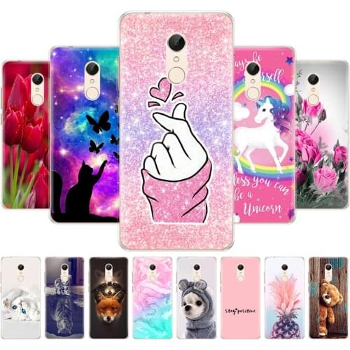For Xiaomi Redmi 5 Plus Case 5.99 Inch Silicon Soft TPU Back Phone Cover For Xiaomi Redmi 5 Case 5.7 inch hongmi 5 Plus Coque