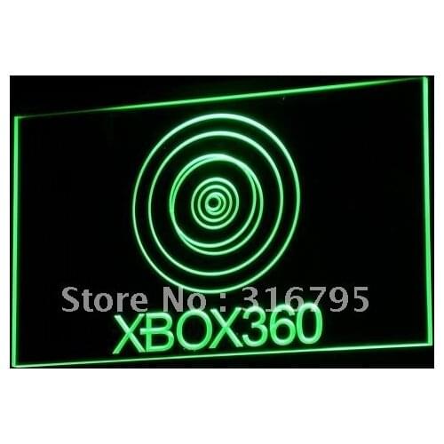 E015 XBOX 360 LED Neon Light Signs with On/Off Switch 20+ Colors 5 Sizes to choose