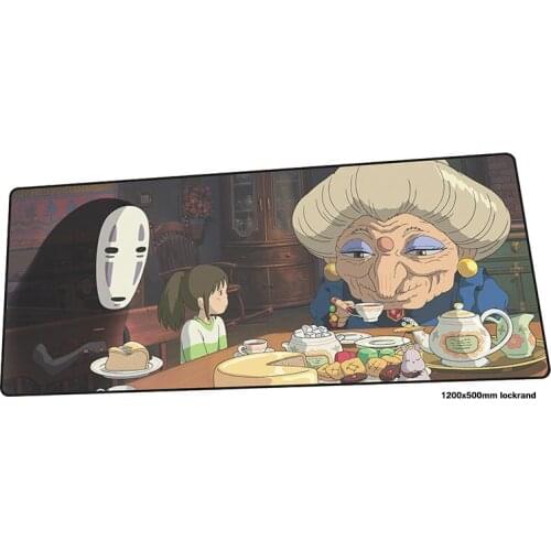 Spirited Away mouse pad 1200x500mm mousepads Customized gaming mousepad gamer present personalized mouse pads keyboard pc pad