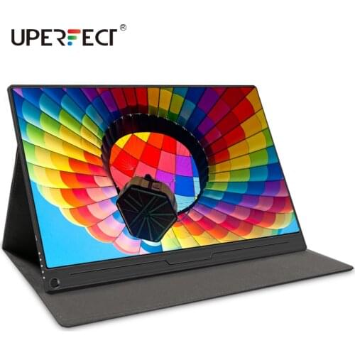 UPERFECT 15.6 Inch FHD 1080p HDR Gaming Monitor USB Type C Mini HDMI Computer Display IPS Screen for PS3 PS4 Xbox Raspberry PI