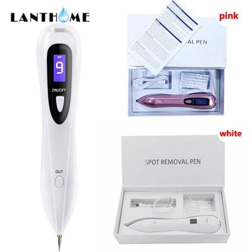 Newest Laser Plasma Pen Mole Removal Dark Spot Remover LCD Skin Care Point Pen Skin Wart Tag Tattoo Removal Tool Beauty Care