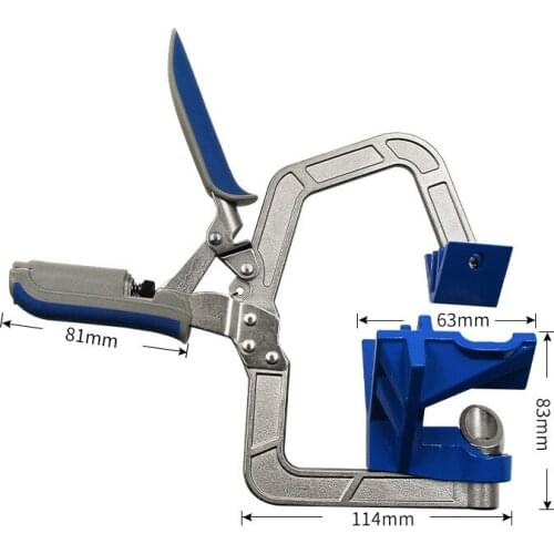 90 Degree Right Angle Clamp Multifunctional Angle Fixing Puncher Woodworking Right Angle Fixing Tool