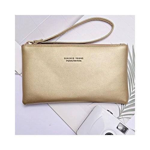 1 PCS Fashion womens mini wallet zipper coin purse multifunctional small coin credit card key ring mobile phone bag wallet