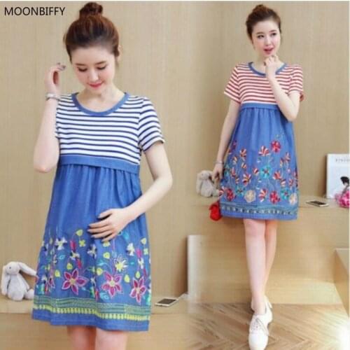MOONBIFFY Maternity Short Dresses