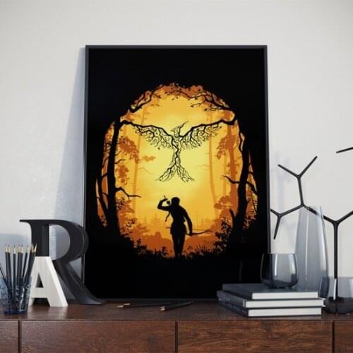 Asr Symbol Rebellion-Hunger Of Games-Satin Fabric Poster wall graphics gráficos de parede настенная графика