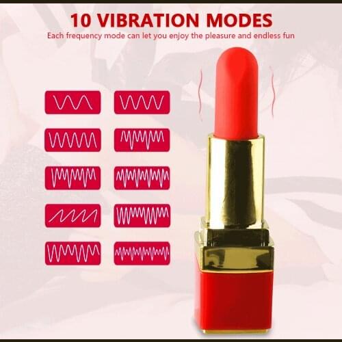 New Lipstick Vibrators Mini Secret Bullet Vibrator Clitoris Stimulator G-spot Massage Sex Toys Woman Men Anal Erotic Masturbator