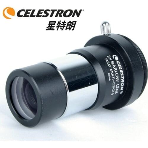 Celestron Barlow Eyepiece 2x Barlow Lens Eyepiece 1.25 inch Insert the 2x Barlow Lens between the eyepiece not monocular