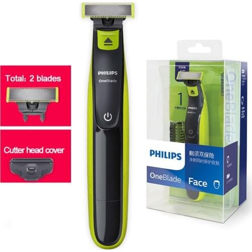 Philips Electric Shaver QP2527/10 Replaceable OneBlade Lasts Up To 4 Months with NimH Battery Support Wet& Dry for Mens Shaver