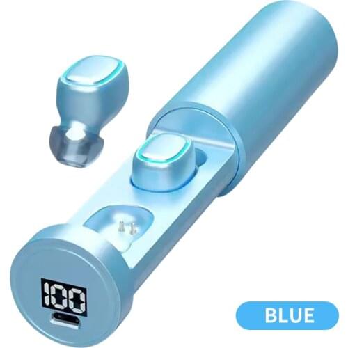 Hi-Fi Stereo Sound Sport Headsets True Wireless Stereo Earphone Touching Control Bluetooth 5.0 Bass Miusic Headphones with Mic