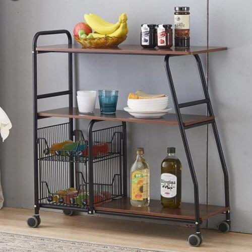 The Kitchen Shelf Folded Trolley Layer Aircraft Ground Receive Microwave Oven Shelf