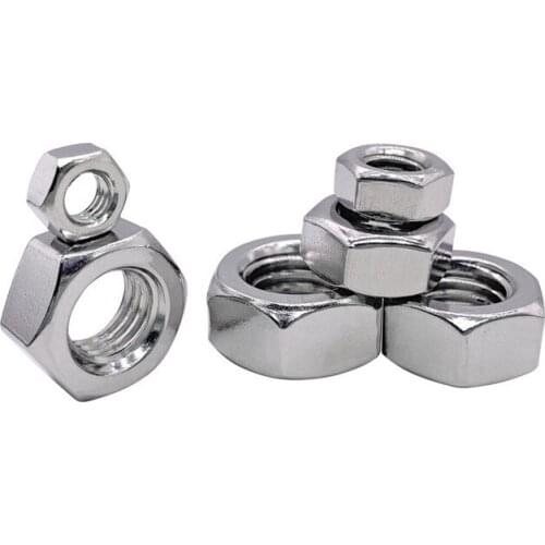High-quality 5/16-18UNC A2 Stainless Steel Hex Nuts / Flat Washers / Spring Washers Inch series