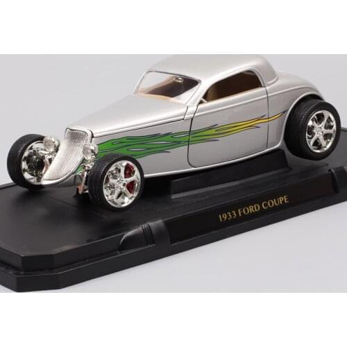 1/18 Scales classics old retro 1933 Ford Model B Coupe type 18 Tudor diecast vehicles metal model toy car for children collector