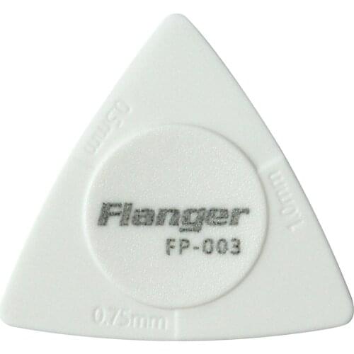 10pcs Flanger Triangle-Guitar picks 1.0 0.75 0.5 mm Thickness in PC + ABS Material Antislip Style Picks