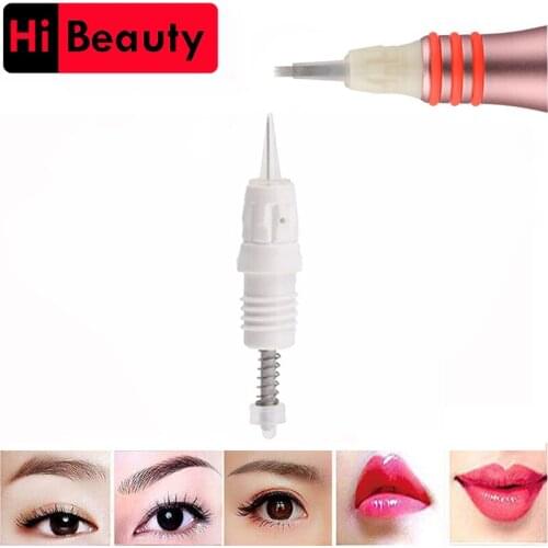 100pcs/lot Disposable Sterilized 9mm Screw 1P 1RL Tattoo Needle Cartridge For New Charmant 3/4 Permanent Tattoo Machine