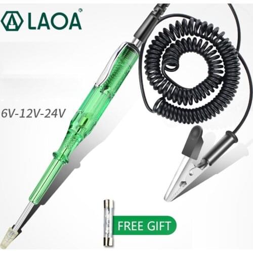LAOA Auto Electrical Tester Car Maintenance Test Pen Automobile Circuit Detection Tool