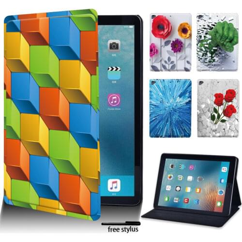 Case for Apple IPad Air 1/2 9.7" Folding Cover Tablet Case for Air 3 10.5 inch 2019 /Air 4 2020 10.9 inch PU Leather Stand Cover