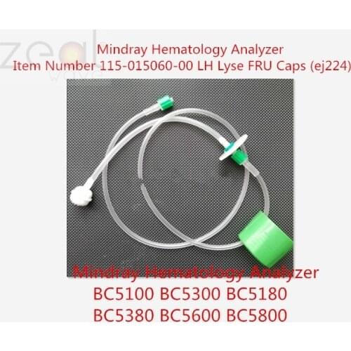 For Mindray Hematology Analyzer BC5100 BC5300 BC5180 BC5380 BC5600 BC5800 Item Number 115-015060-00 LH Lyse FRU Caps (ej224)