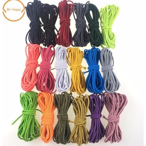 5yard/lot Stretchy Elastic String Cord Elastic Rope rubber band Thread 2.5mm for DIY Jewelry Making Sewing Accessories