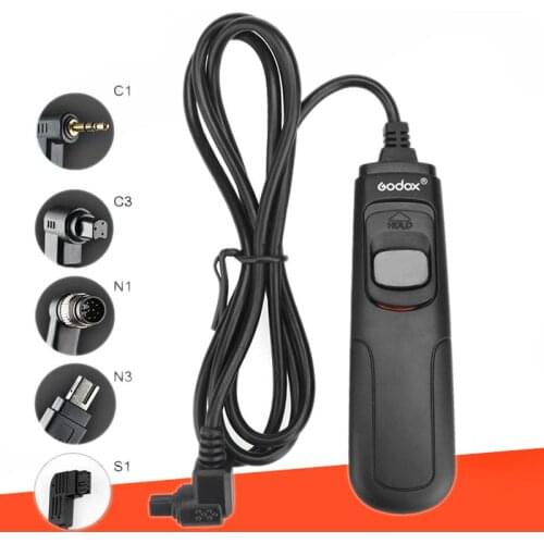 Godox RC-C1/C3/N1/N3/S1 DSLR Remote Control Cord Camera Shutter Release Cable for Canon Nikon Sony