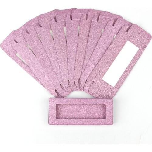 Wholesale 10/50/100Pcs Packing boxes for eyelashes blank lash package Multicolor paper box Eyelashes DIYflash packing box makeup