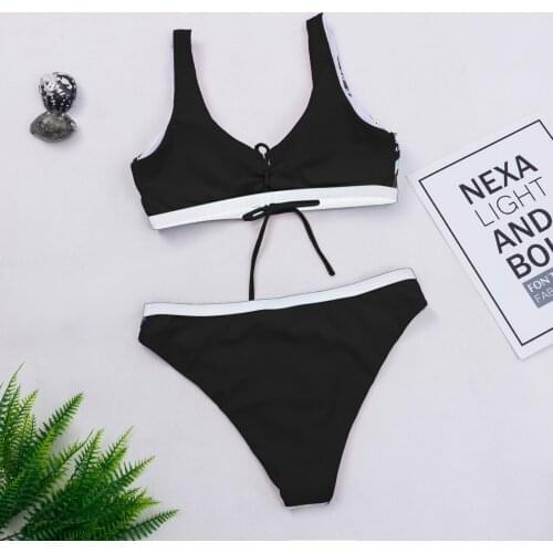 Summer Swimsuit Female Two-piece Bikini Sexy Push Up Female Bandeau Beach Wear Stroje Kapielowe Damskie Biquinis Feminino 2021