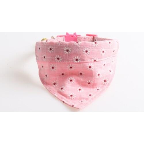 1pcs Cute Bowknot Pets Cat Collars Cotton Floral Bow Tie Kitten Bells Necklace Adjustable Puppy Cats Chihuahua Bandana Collar