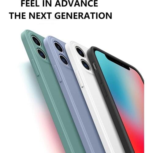 Soft Silicone Candy Color Cases For IPhone 11/iPhone 11 Pro/11 Pro Max Cell Phone Back Cover Anti-Falling Hot Selling