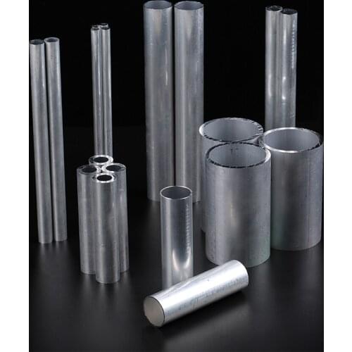 2pcs 305mm length 15.1mm-16mm outer diameter 6061 aluminum tube hollow cylindrical pipe capillary duct 5mm-12.8mm inside DIA