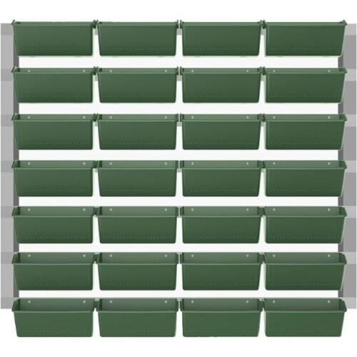 Wall Hanging Vertical Flower Pot Planter Succulent Green Plants Bonsai Vase Home Garden Decoration