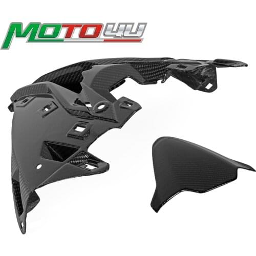 Real Carbon Fiber Motorcycle Head Nose Cowl With Windscreen windshield Motorcycle Fairing Gloss For BMW S1000RR 2019 2020 2020