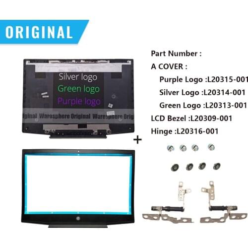 NEW Original For HP Pavilion 15-CX Series TPN-C133 LCD Back TOP Cover Rear Lid L20314-001 L20313-001 L20315-001 Green Purple