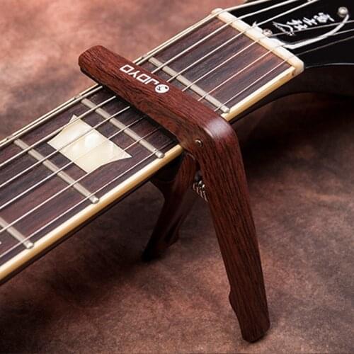 JOYO JCP-01 Plastic Guitar Capo for 6 String Acoustic Electric Guitar Wood colors Guitar Accessories