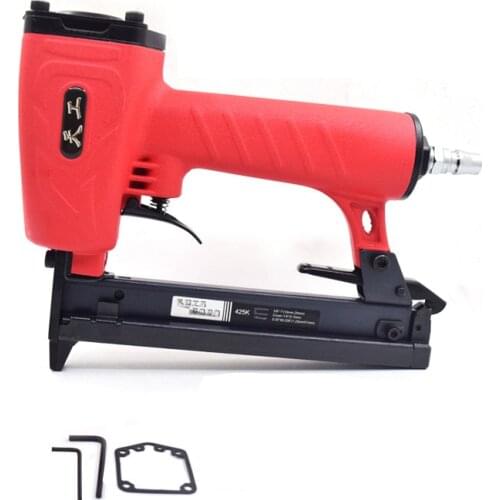 425K Air Nailer Gun Pneumatic U Type Metal Rattan Gun Aluminum Pole Furniture 410K 413K 416K 418K Staples