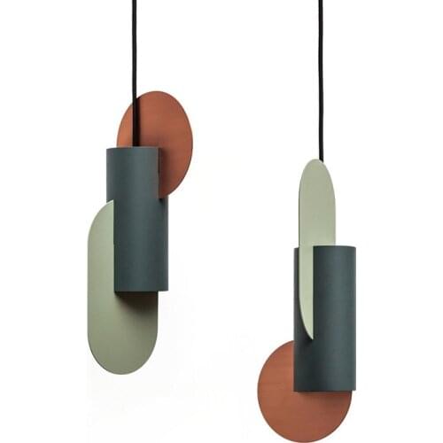 Nordic europe led iron hanglamp nordic light chandelier living room lights modern led chandelier hang dining rooom bedroom