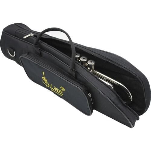 Professional Trumpet Zipper Bag Durable Oxford Cloth Portable Trumpet Storage Bag Case with Shoulder Strap Brass Instrument Kita